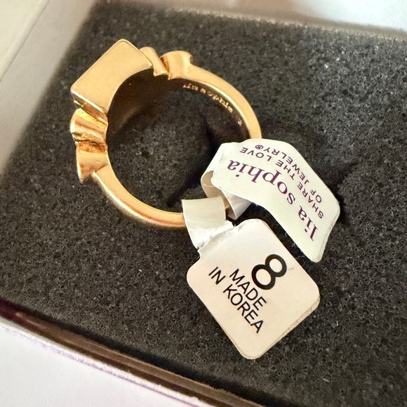 Lia Sophia Gold Band Ring - Picture 4 of 5